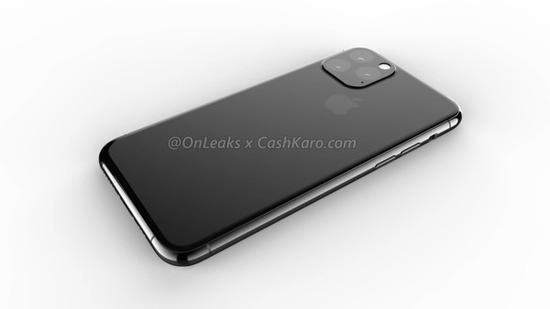 2019款iPhone渲染图(图取自@OnLeaks)