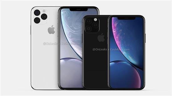 2019款iPhone渲染图(图取自@OnLeaks)