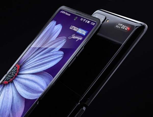 三星Galaxy Z Flip渲染图(图取自letsgodigital)