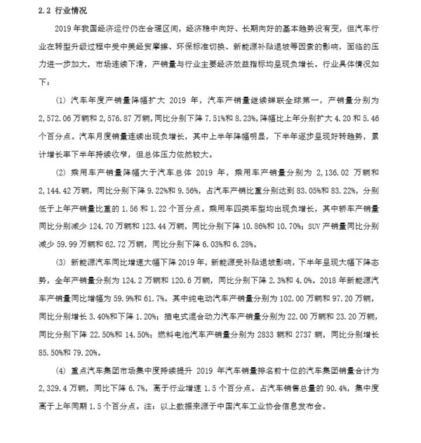 广州汽车发布2019年报 营业总收入约为597.04亿元
