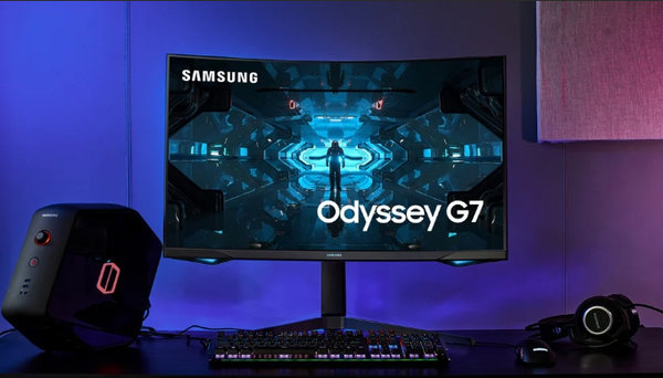 三星Odyssey G7系列游戏显示器(图源SAMMOBILE)